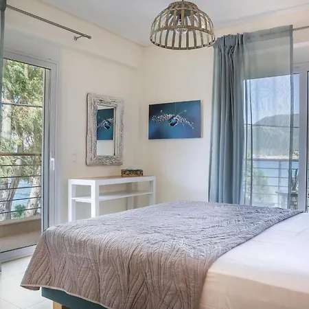 别墅 Deluxe Kefalonia Ammos 3 Bedroom Private Pool *