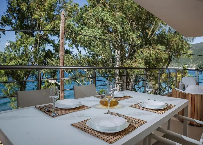 Deluxe Kefalonia Ammos 3 Bedroom Private Pool Villa Karavomylos