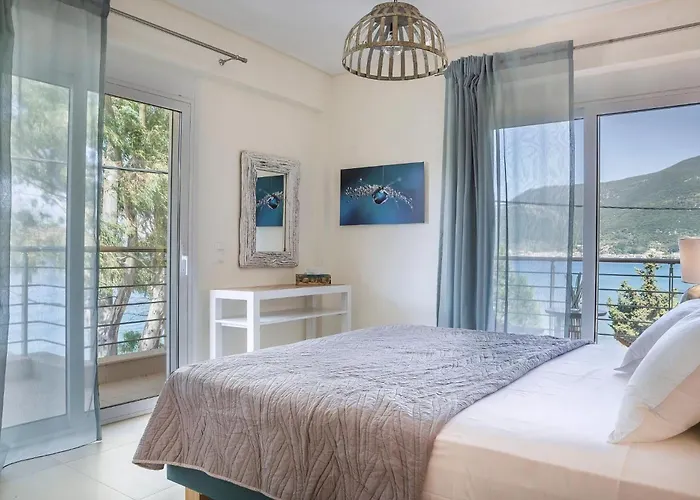 Villa Deluxe Kefalonia Ammos 3 Bedroom Private Pool *