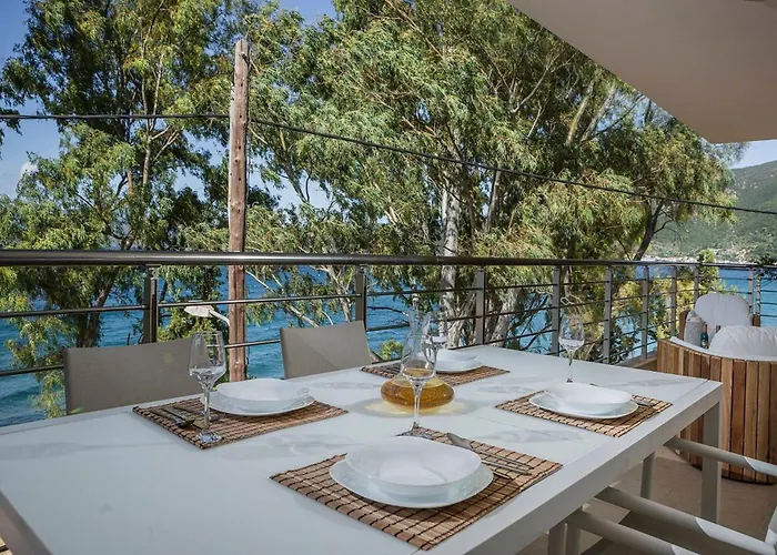 Deluxe Kefalonia Ammos 3 Bedroom Private Pool Willa *